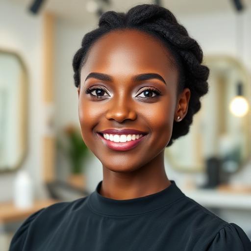 Esther Wambui — Hairdressing & Beauty Therapy graduate